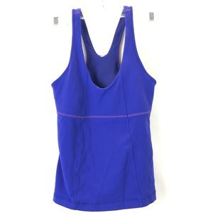 Lululemon Y workout tank blue size 6